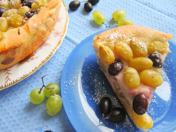Тосканский пирог с виноградом