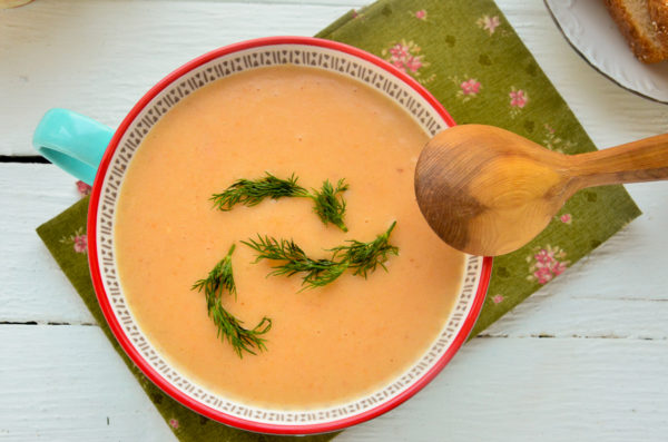 Сырный суп-пюре в мультиварке